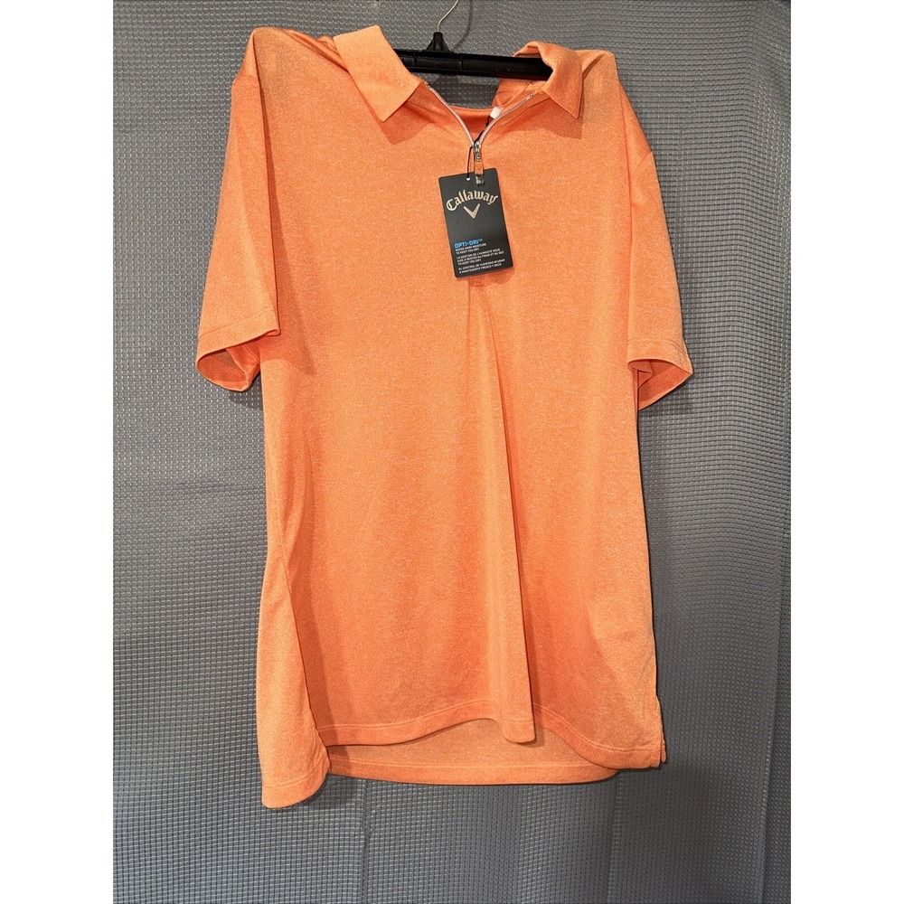 NWT Women's Size LARGE Callaway Opti-Dri 1/4 Zip Golf Shirt.